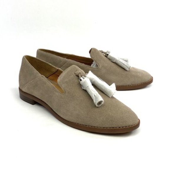 New Franco Sarto Hadden Cocco Suede Leather Tassel Loafer Size 11 - Picture 2 of 10